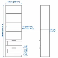 Living Ikea Brimnes/Bergshult Liniară / White photo 8
