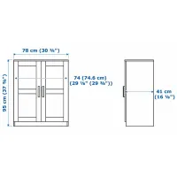 Living Ikea Brimnes/Bergshult Liniară / White photo 9