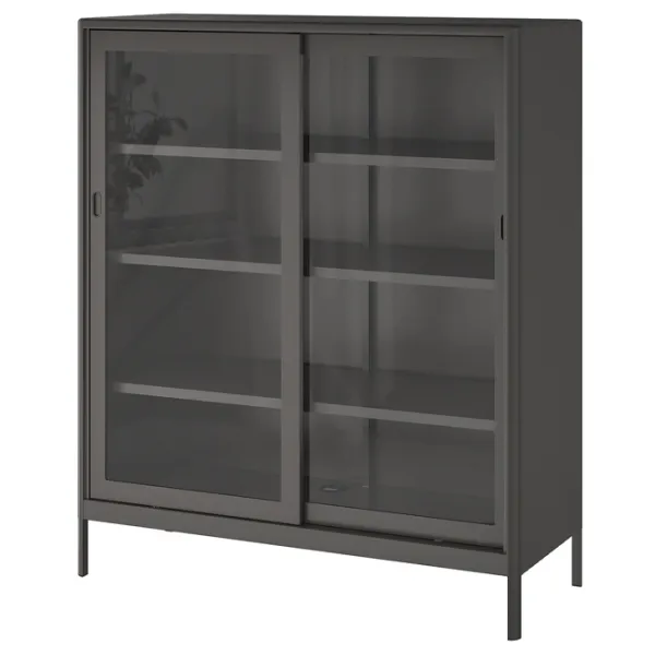 Витрина для гостиной Ikea Idasen ДСП / Dark grey photo 1