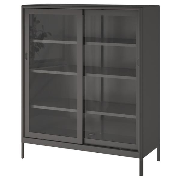 Витрина для гостиной Ikea Idasen ДСП / Dark grey photo 1