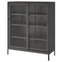 Витрина для гостиной Ikea Idasen ДСП / Dark grey