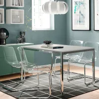 Кухонный стол зафиксированный Ikea Torsby Керамика/ Белый photo 5