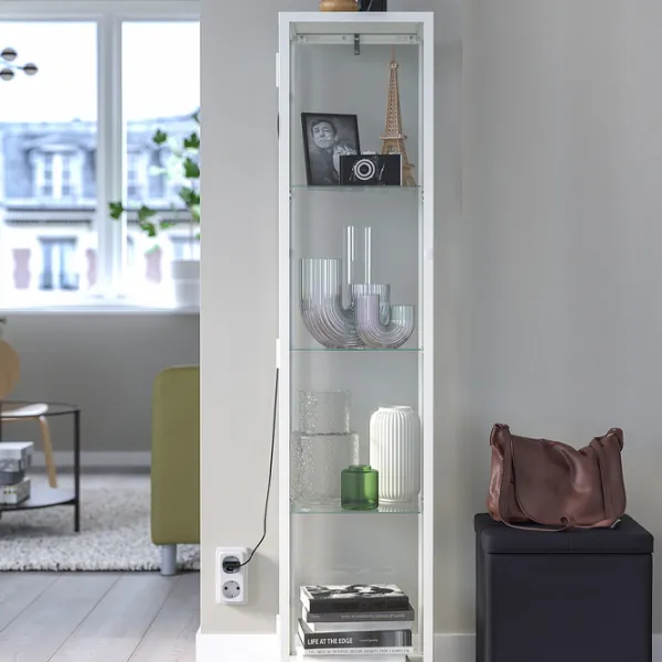 Dulap cu vitrină Ikea Blaliden PAL / White photo 3