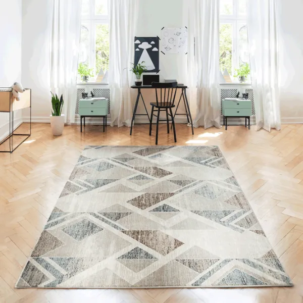 Ковер Covoare Ungheni Delta Brown Blue / Полипропилен photo 4