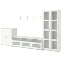 Гостиная Ikea Brimnes/Burhult Линейная / White