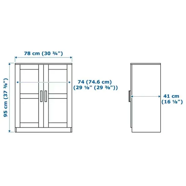 Гостиная Ikea Brimnes/Burhult Линейная / White photo 12 Гостиная Ikea Brimnes/Burhult Линейная / White photo 12