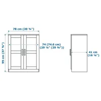 Living Ikea Brimnes/Burhult Liniară / White photo 12