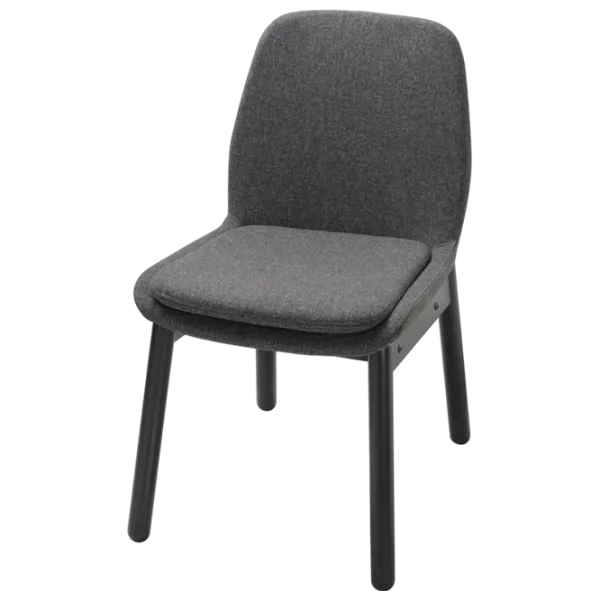Scaun de bucătărie Ikea Vedbo/Gunnared Poliester/ Dark Gray Black photo 1
