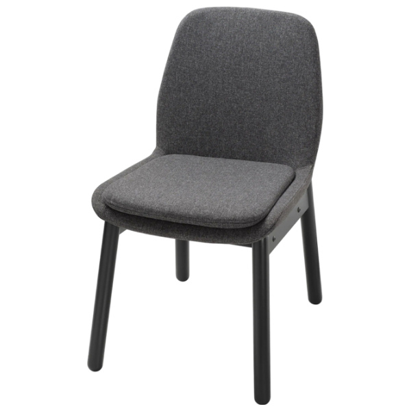 Scaun de bucătărie Ikea Vedbo/Gunnared Poliester/ Dark Gray Black photo 1