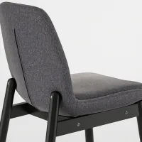 Scaun de bucătărie Ikea Vedbo/Gunnared Poliester/ Dark Gray Black photo 2