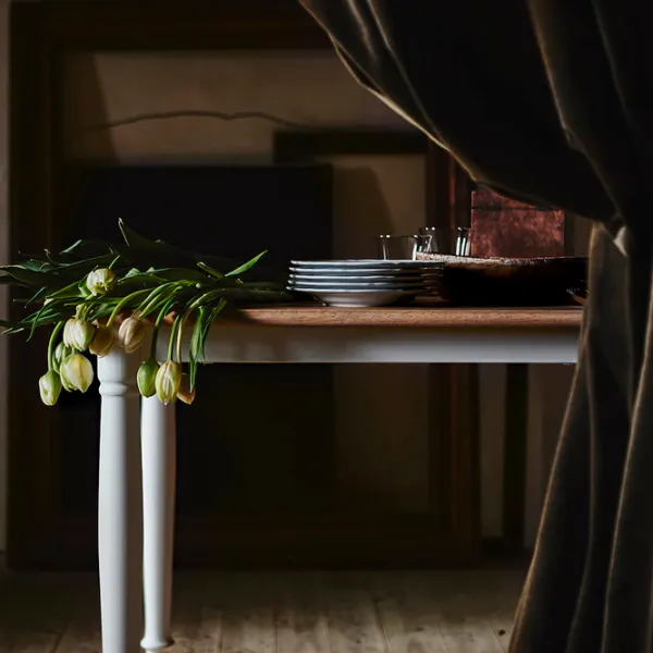 Кухонный стол зафиксированный Ikea Danderyd МДФ/ Белый photo 3