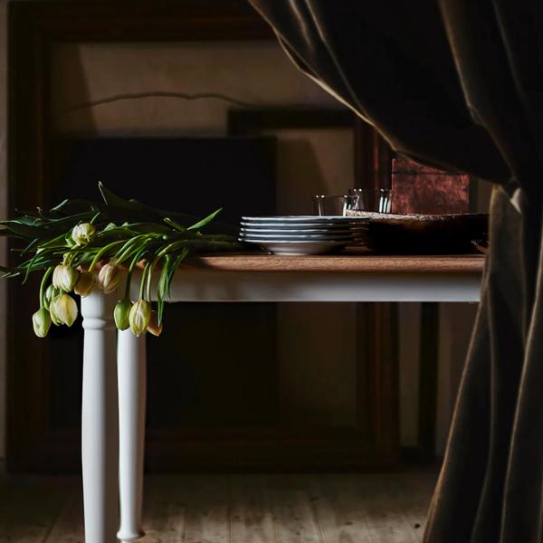 Кухонный стол зафиксированный Ikea Danderyd МДФ/ Белый photo 3