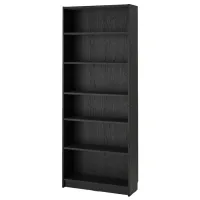 Dulap Ikea Billy/Hogbo 202 x 160 x 30 / MDF / Stejar negru photo 3