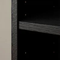 Dulap Ikea Billy/Hogbo 202 x 160 x 30 / MDF / Stejar negru photo 5