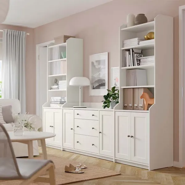 Гостиная Ikea Hauga Модульная / White photo 2 Гостиная Ikea Hauga Модульная / White photo 2
