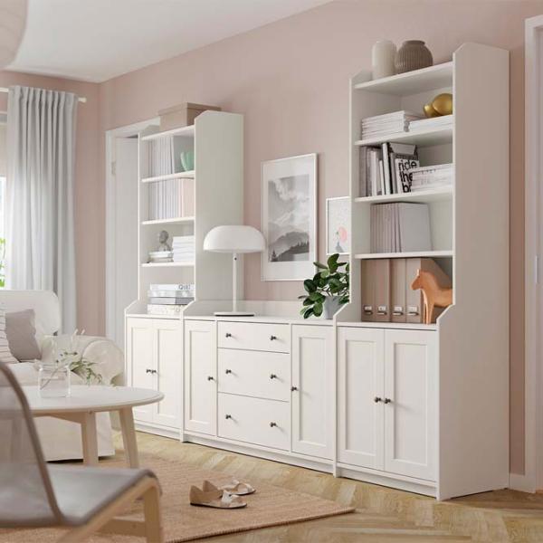 Гостиная Ikea Hauga Модульная / White photo 2 Гостиная Ikea Hauga Модульная / White photo 2