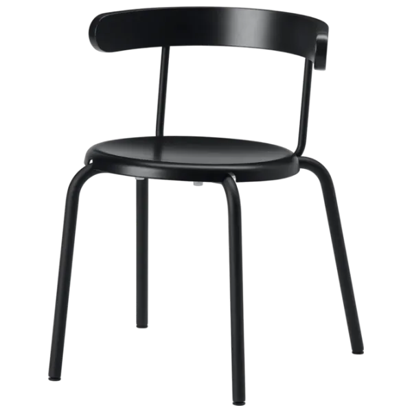 Кухонный стул Ikea Yngvar Пластик/ Черный Антрацит photo 1