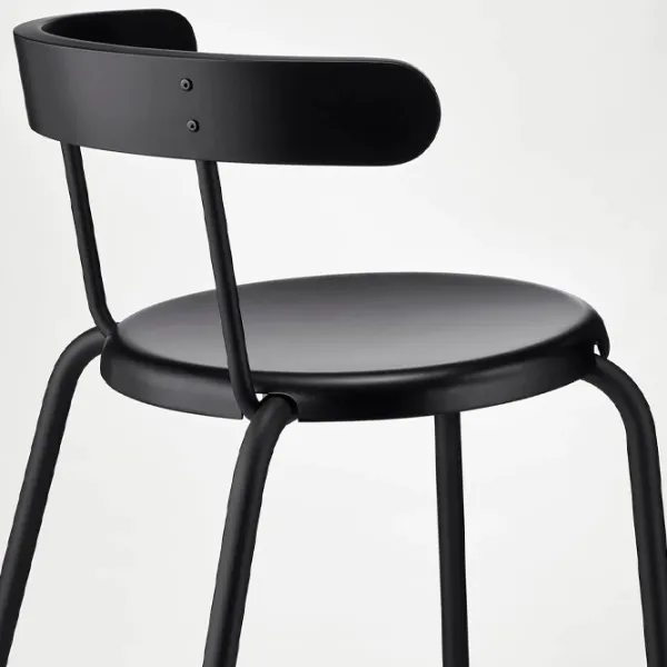 Кухонный стул Ikea Yngvar Пластик/ Черный Антрацит photo 2
