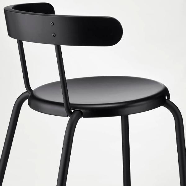 Кухонный стул Ikea Yngvar Пластик/ Черный Антрацит photo 2