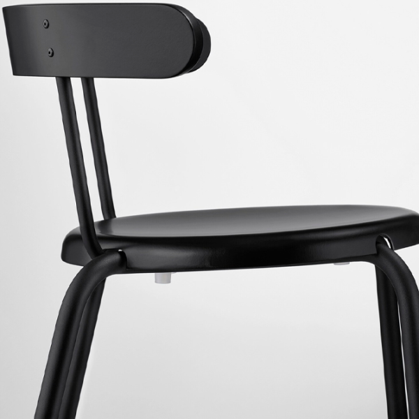 Кухонный стул Ikea Yngvar Пластик/ Черный Антрацит photo 3