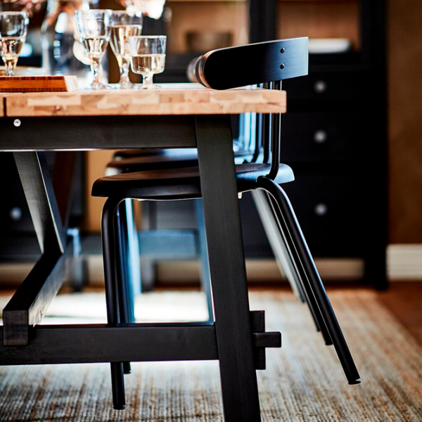 Кухонный стул Ikea Yngvar Пластик/ Черный Антрацит photo 5