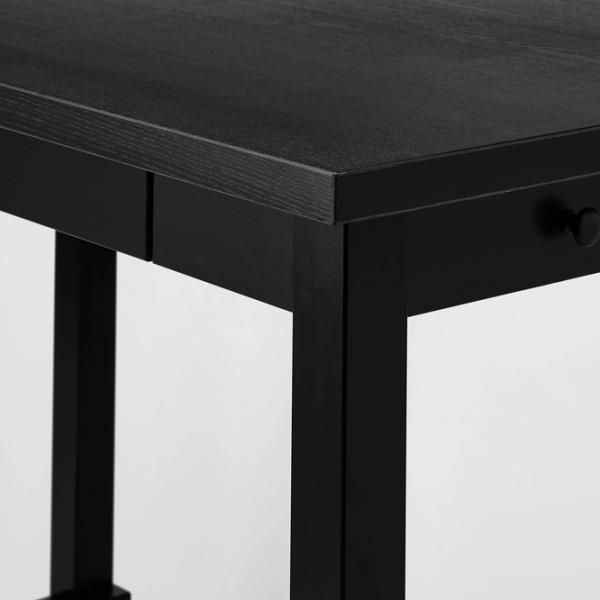 Masă de bucătărie fixă Ikea Nordviken MDF/ Black photo 3
