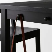 Кухонный стол зафиксированный Ikea Nordviken МДФ/ Черный photo 4