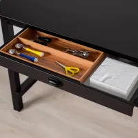 Кухонный стол зафиксированный Ikea Nordviken МДФ/ Черный photo 5
