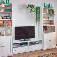 Гостиная Ikea Hauga Модульная / White photo 2