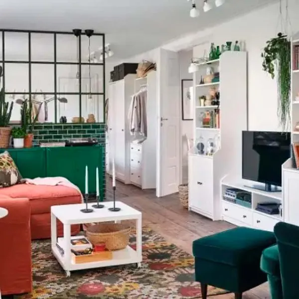 Гостиная Ikea Hauga Модульная / White photo 4 Гостиная Ikea Hauga Модульная / White photo 4