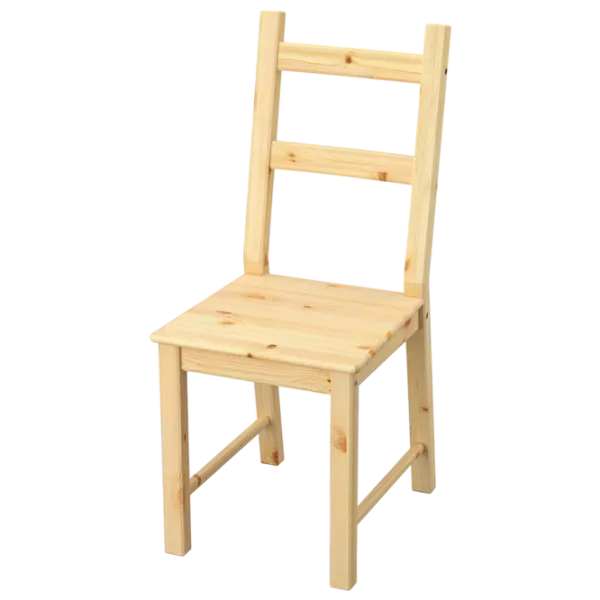 Кухонный стул Ikea Ivar Массив/ Натуральный Wood photo 1