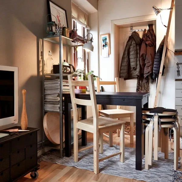 Кухонный стул Ikea Ivar Массив/ Натуральный Wood photo 6