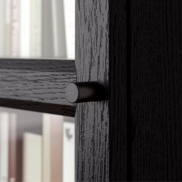 Шкаф Ikea Billy/Oxberg 202 x 160 x 30см / МДФ / Дуб черный photo 4 Шкаф Ikea Billy/Oxberg 202 x 160 x 30см / МДФ / Дуб черный photo 4