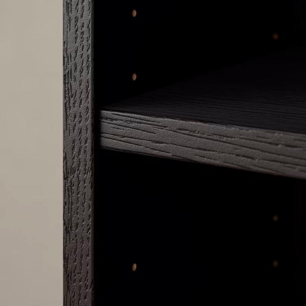 Шкаф Ikea Billy/Oxberg 202 x 160 x 30см / МДФ / Дуб черный photo 5 Шкаф Ikea Billy/Oxberg 202 x 160 x 30см / МДФ / Дуб черный photo 5