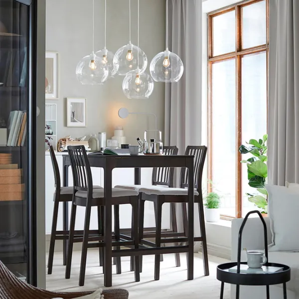 Masă de bucătărie fixă Ikea Ekedalen PAL/ Dark Brown photo 5