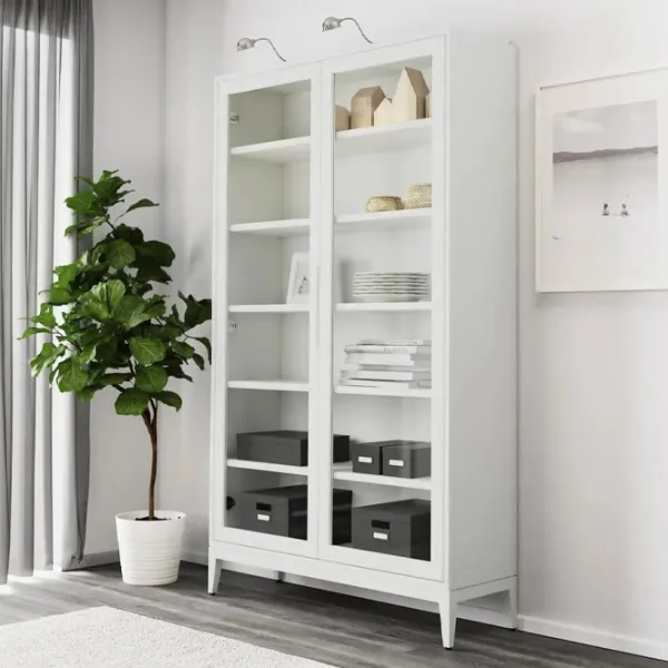 Витрина для гостиной Ikea Regissor  ДСП / White photo 3