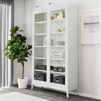 Dulap cu vitrină Ikea Regissor PAL / White photo 3