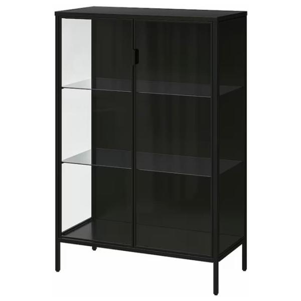 Dulap cu vitrină Ikea Rudsta  PAL / Antracit photo 1