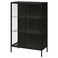 Витрина для гостиной Ikea Rudsta  ДСП / Антрацит