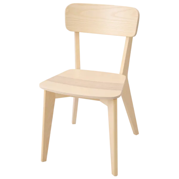 Кухонный стул Ikea Lisabo Дерево/ Серый Wood photo 1