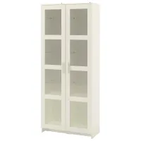 Витрина для гостиной Ikea Brimnes ДСП / White