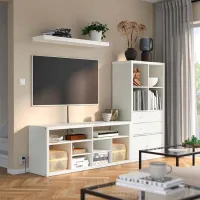 Living Ikea Kallax/Lack Modulară / White photo 2