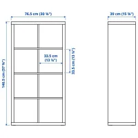 Living Ikea Kallax/Lack Modulară / White photo 6