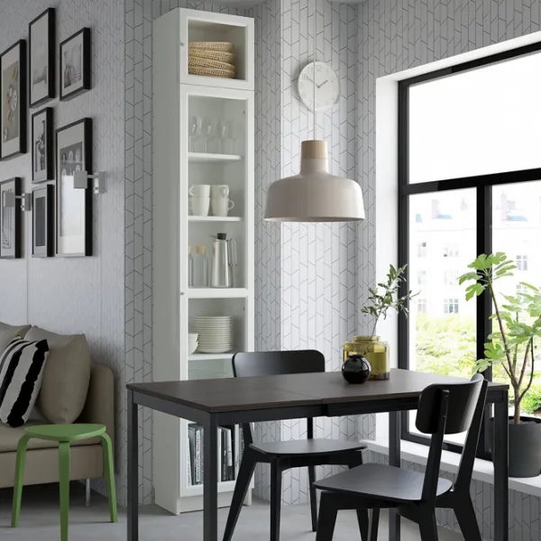 Витрина для гостиной Ikea Billy  ДСП / White photo 2