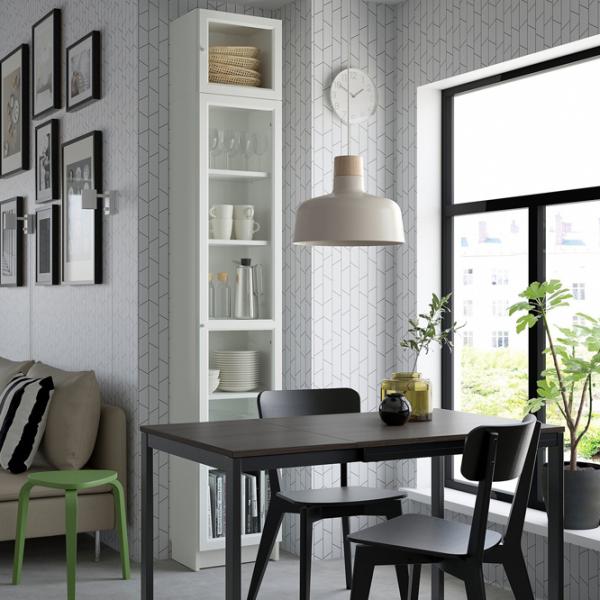 Витрина для гостиной Ikea Billy  ДСП / White photo 2