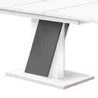 Masă de bucătărie extensibilă Modern Modern Slider PAL/ White photo 2