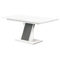 Masă de bucătărie extensibilă Modern Modern Slider PAL/ White photo 4