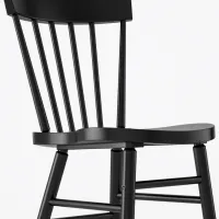 Кухонный стул Ikea Norraryd Массив/ Черный photo 2