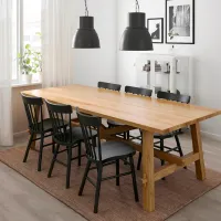 Кухонный стул Ikea Norraryd Массив/ Черный photo 5