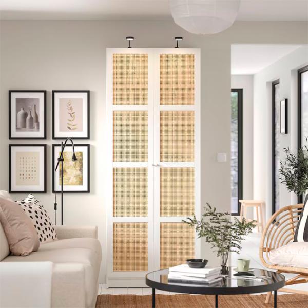 Шкаф Ikea Billy/Hogadal 202 x 80 x 30см / МДФ / White photo 4